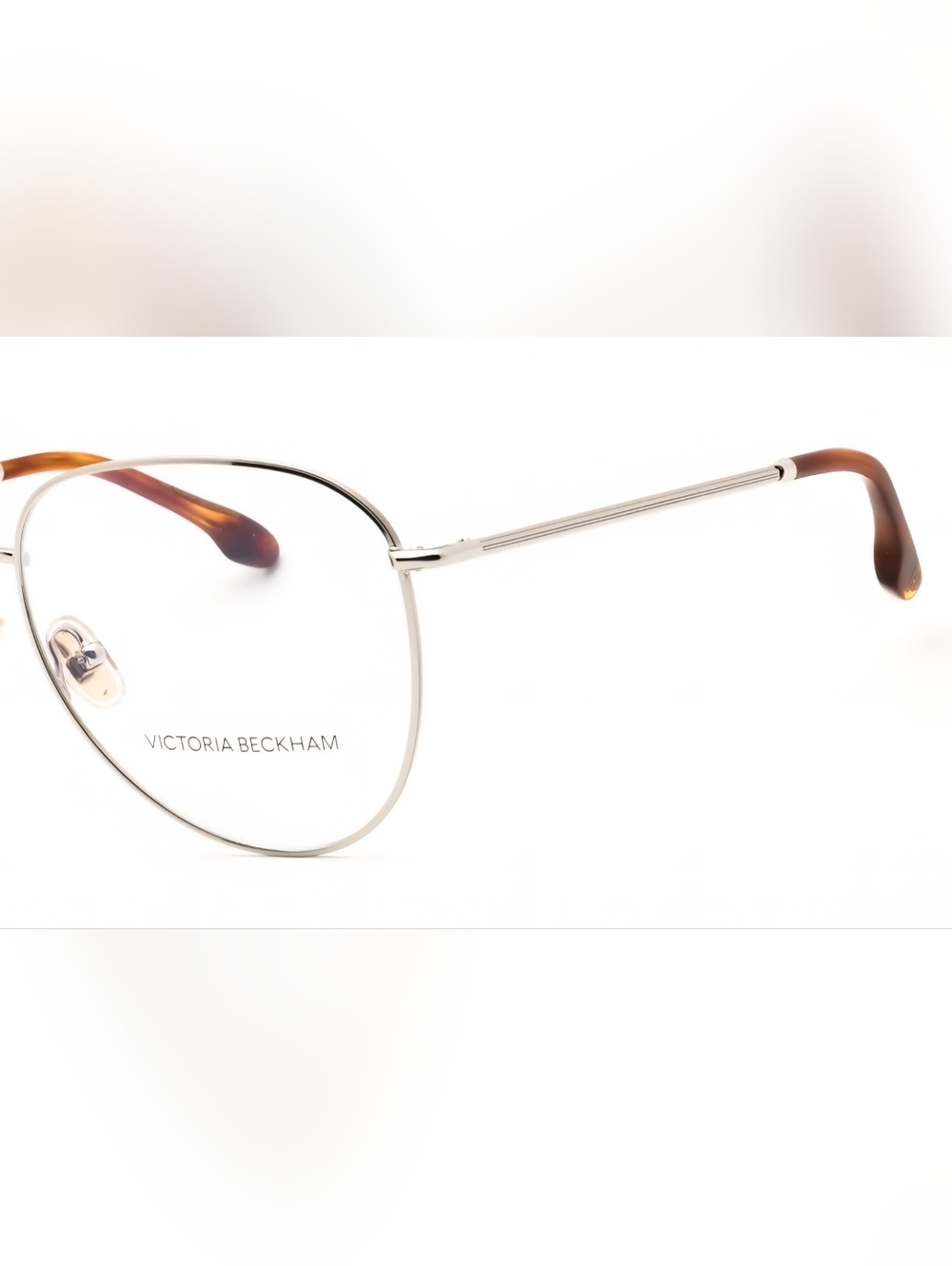 NWT, Victoria Beckham VB2116, Silver ,Metal Eyeglasses, Size57X14X140 - Picture 3 of 8